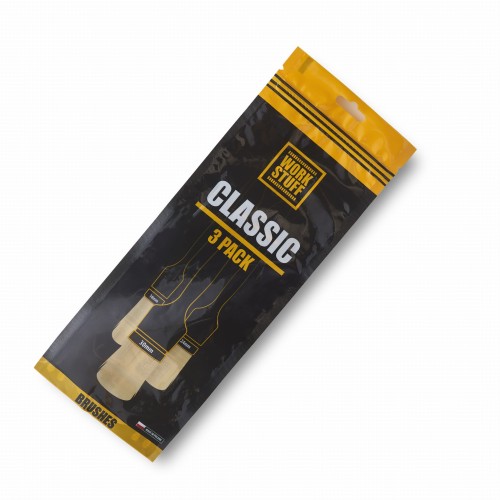 Work Stuff Detailing Brush Classic WS 100 – zestaw 3 pędzelków detailingowych