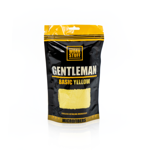 Work Stuff Gentleman Basic Yellow WS 058 40x40 cm 350 GSM – mikrofibra detailingowa