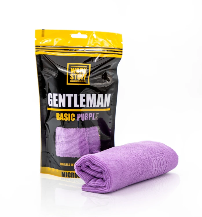 Work Stuff Gentleman Basic Purple WS 061 40x40 cm 350 GSM – mikrofibra detailingowa