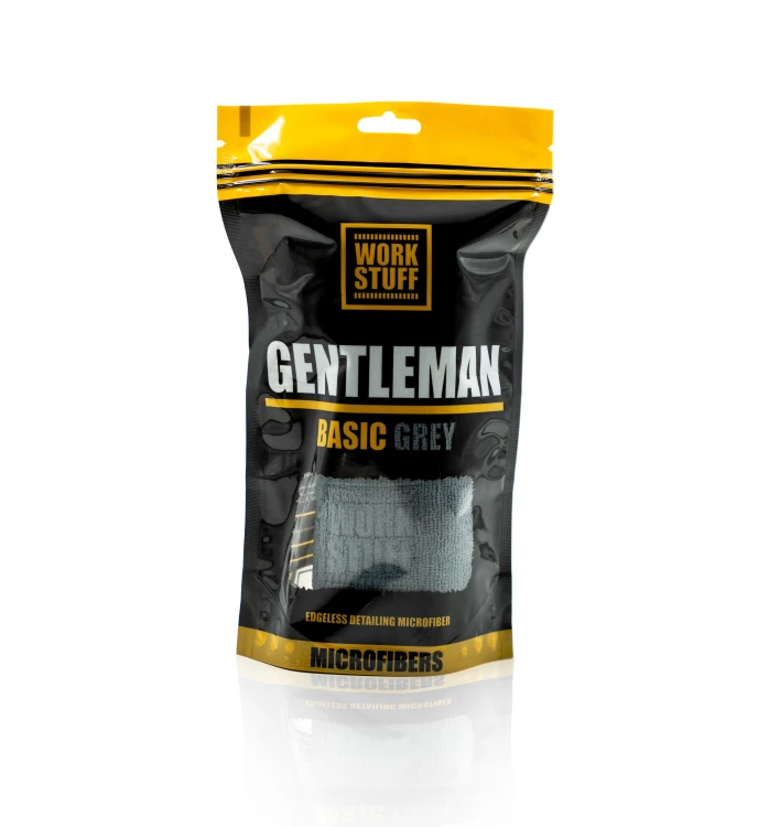 Work Stuff Gentleman Basic Grey WS 060 40x40 cm 350 GSM – mikrofibra detailingowa
