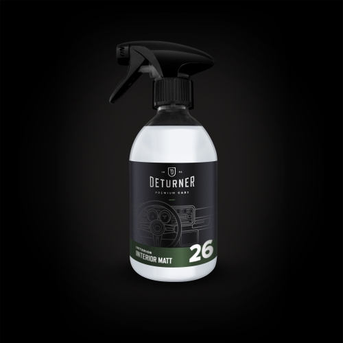 Deturner Interior MATT 500 ml – matowy dressing do plastików wewnętrznych