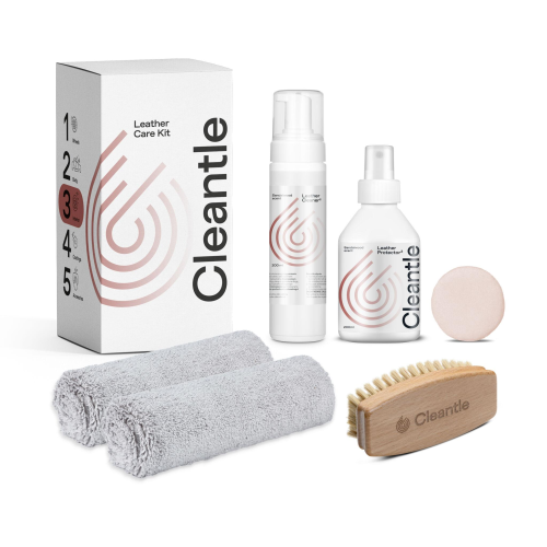 Cleantle Leather Care Kit – zestaw do czyszczenia i pielęgnacji skóry samochodowej